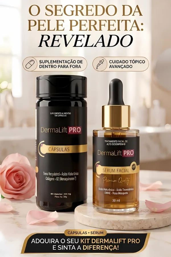 DermaLift Pro Tratamento Anti-Idade Trans-Resveratrol